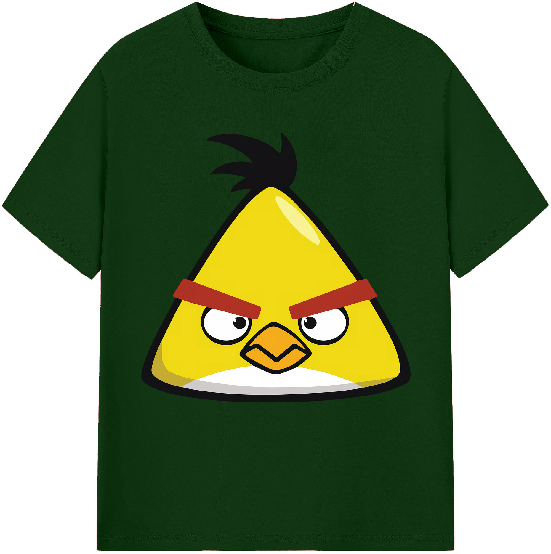 （画像用） Angry Birds アングリーバード 綿100％半袖Tシャツ（フロントプリント）